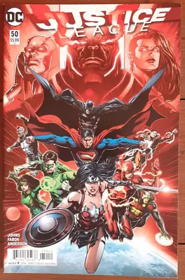 Buy Justice League 50, 1st Jessica Cruz/green Lantern, 2nd Print, Dc Comics 2016, Vf • 15.99£