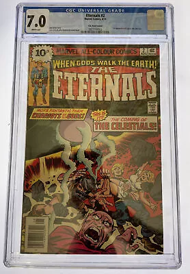 Buy The Eternals #2 CGC 7.0 W Pages Marvel Comics 1976 1st App Ajax & The Celestials • 147.95£