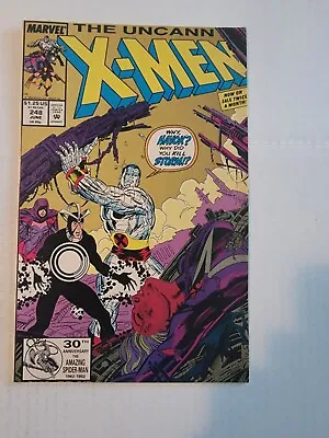 Buy Uncanny X-men #248 Marvel Comics 1989 Gold 2nd Print 1st Jim Lee X-men Art • 6.32£