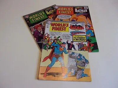 Buy World’s Finest # 160, 162 And # 163 ( 1966) Superman And Batman • 25£