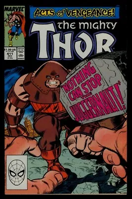 Buy Marvel Comics The Mighty THOR #411 1st Appearance Of NEW WARRIORS VFN/NM 9.0 • 19.67£