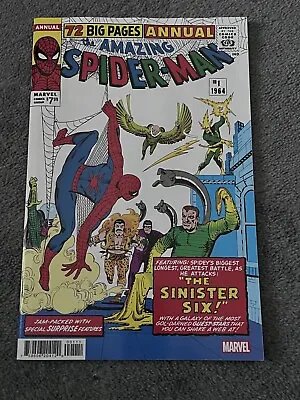 Buy Amazing Spider-Man  Annual #1- 1st Sinister Six - Facsimile Edition - Brand New • 12£