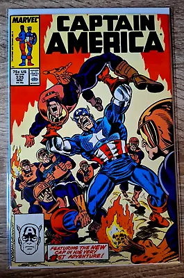 Buy Captain America #335 (1987) Copper Age-Marvel Comics Listing #234 To #379 VF+ • 3.45£