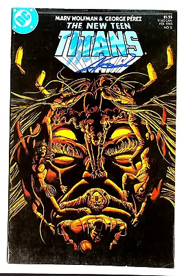 Buy The New Teen Titans #5 Signed By Marv Wolfman George Perez DC Comics 1985 • 39.64£