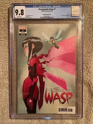 Buy Unstoppable Wasp # 1 , CGC 9.8 , Ltd To 1:25 Variant , Ben Caldwell  !! • 151.90£