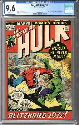 Buy Incredible Hulk #155 CGC 9.6 • 231.86£