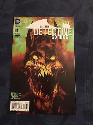 Buy BATMAN DETECTIVE COMICS #45 SIENKIEWICZ MONSTER MONTH VARIANT DC Comics 2015 • 7.96£