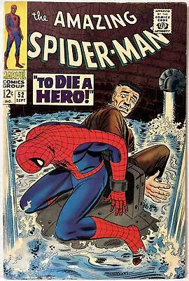 Buy Amazing Spider-Man #52 3rd Appearance Of Kingpin Marvel 1967 *Fine* • 56.29£