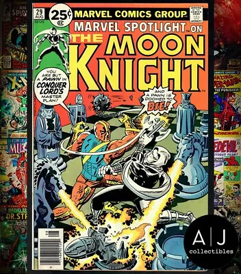 Buy Marvel Spotlight #29 VF/NM 9.0 Moon Knight Solo Story Jack Kirby Cover MARVEL • 44.69£