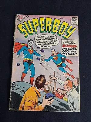 Buy Superboy 68 DC Comics 1958 1st Appearance Bizaro Detached Cover  • 432.33£