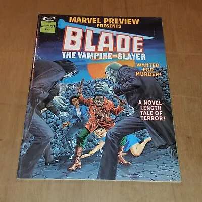 Buy Marvel Preview #3 Vg+ (4.5) 3rd App Blade September 1975 Curtis Us Magazine  • 55.99£
