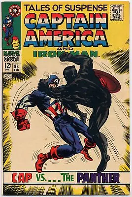 Buy Tales Of Suspense 98 VF 1968 Marvel Black Panther Jack Kirby • 103.26£