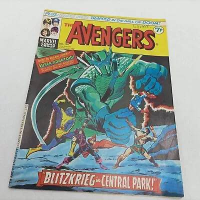 Buy Marvel UK The Avengers Comic #56 Oct. 12th 1974 [VG+] Super-Adaptoid | Dr Str... • 4.99£