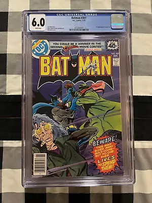 Buy CGC 6.0 Batman # 307 1979 1st APP Lucius Fox Key Book Aparo Cover Art NEWSSTAND • 67.56£