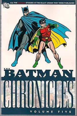 Buy BATMAN CHRONICLES VOL 5 DC 2008 SOFTCVR TPB REPRINT 1940's DETECTIVE #57-61+ NEW • 11.29£