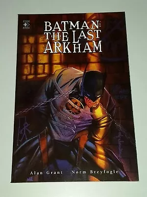 Buy Batman Last Arkham Grant Breyfogle Titan Books Tpb (paperback) 1852866659 • 24.99£