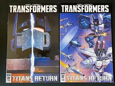 Buy Transformers Robots In Disguise #57 A/SUB & 1:10 Retailer Incentive Variants IDW • 15.82£
