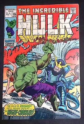 Buy The Incredible Hulk #126 Bronze Age Marvel Comics VF- • 23.99£