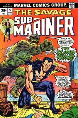 Buy Sub-Mariner (1968) #  72 (3.0-GVG) The Slime Thing, FINAL ISSUE 1974 • 6.75£