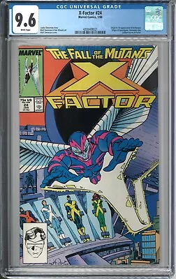 Buy X-Factor #24 CGC 9.6 NM+ WP 1988 Marvel Comics 1st Archangel Origin Apocalypse • 79.95£