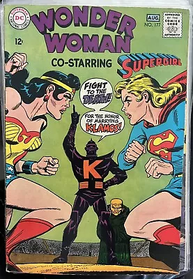 Buy Wonder Woman #177 1968 Vs. Super Girl • 31.98£