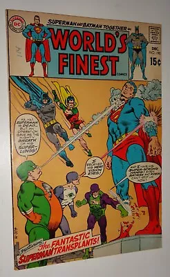 Buy World's Finest #190 Vf 8.0  Batman Super-man  Robin  1969 • 21.83£