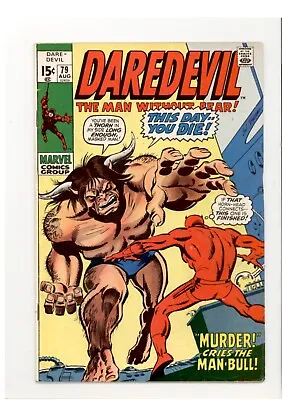 Buy Daredevil 79 VG/F Man-Bull Appearance 1971 • 8£