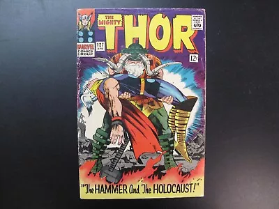 Buy Marvel Comics Group Comic Book The Mighty Thor #127 Pluto Color Illus. 1966 • 38.92£