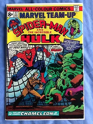 Buy Marvel Team Up 27 (1974) Spiderman, Hulk App • 7.99£
