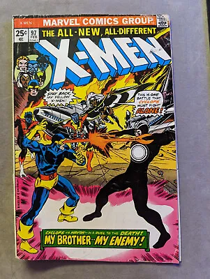 Buy Uncanny X-Men #97, Marvel Comics, 1976, 1st Lilandra, FREE UK POSTAGE • 37.99£