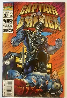 Buy Captain America #428 • KEY 1st Appearance Of Americop! Dave Hoover Cover Vf-? • 2.39£