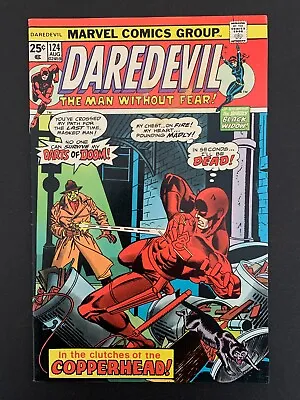 Buy Daredevil #124 *very Sharp!* (marvel, 1975)  Black Widow!  Lots Of Pics! • 15.95£