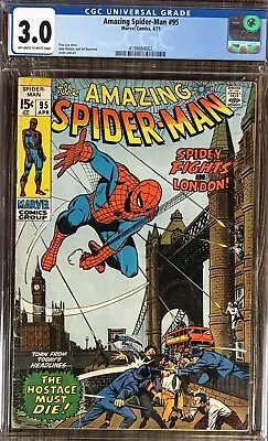 Buy Amazing Spider-Man 95 Graded 3.0  (Classic Romita London Cover!!) 😙 • 63.96£