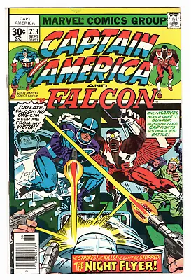 Buy Captain America And The Falcon #213 Marvel Comics September 1977 VERYFINE • 12.61£