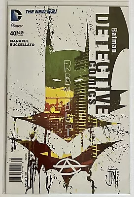 Buy DC Comics Batman Detective Comics Issue #40 (The New 52) Bagged + Boarded • 6.39£
