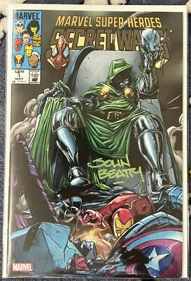 Buy Marvel Super Heroes Secret Wars #1 Megacon Trade Variant Signed By John Beatty • 43.81£