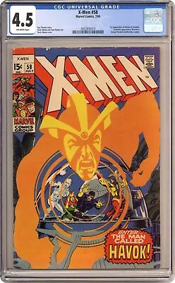 Buy Uncanny X-Men #58 CGC 4.5 1969 3922835014 • 167.16£