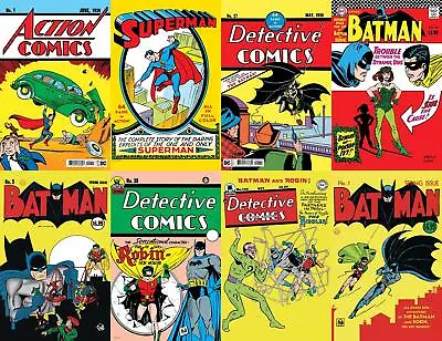 Buy Dc Superman 1 Action Comics 1 Detective Comics 27 Batman 1 Facsimile Pick • 3.98£