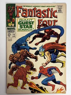Buy Fantastic Four #73 (1968) Classic Cover Art By Jack Kirby In 6.0 Fine • 63.22£