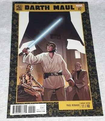 Buy STAR WARS Darth Maul #2 40th Anniversary Variant Edition 1st Cad Bane Appearance • 75£