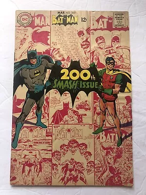 Buy Batman 200 VG • 51.62£