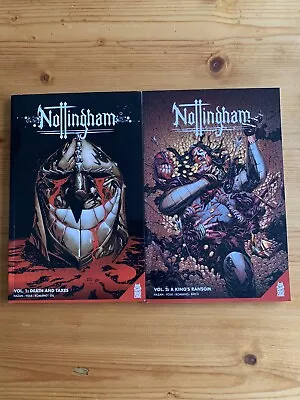 Buy Nottingham Vols One 1 And Two 2, Hazan, Tpbs, GN, Death And Taxes, Kings Ransom • 18.49£
