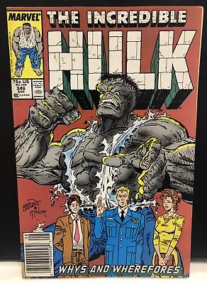 Buy Incredible Hulk #346 Comic , Marvel Comics Newsstand • 5.61£