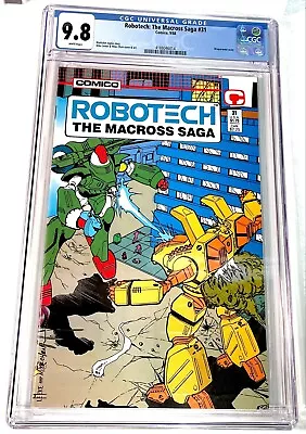 Buy Robotech: The Macross Saga #31 Comico 1988 HTF Issue 1 Of 2 CGC 9.8 On Census • 196.60£