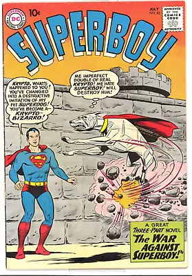 Buy Superboy #82 1960 Silver-Age F-VF (7.0)  The War Against Superboy!  With Krypto • 71.92£