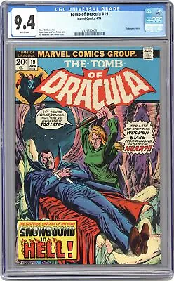 Buy Tomb Of Dracula #19 CGC 9.4 1974 4319630009 • 94.65£
