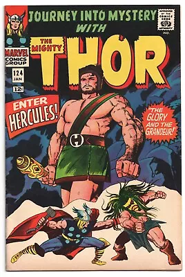 Buy Journey Into Mystery #124 Lee Kirby Thor Hercules 8.0+++  High Grade • 203.60£