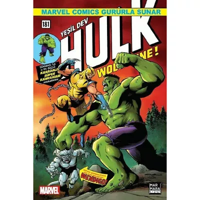 Buy Incredible Hulk #181 Turkish - Cinar Homage Variant (Limited To 500) • 29£