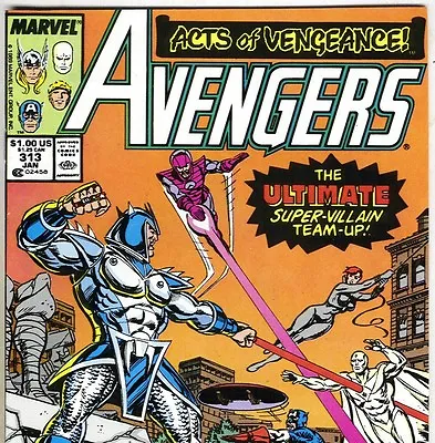 Buy The AVENGERS #313 With Captain America & Thor From Jan 1990 In VF Con. NS • 6.35£