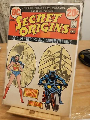 Buy Secret Origins # 3 DC Comics Wonder Woman & Wildcat Aug 1973  • 2.99£